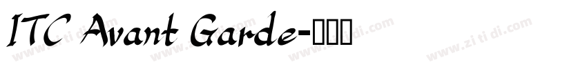 ITC Avant Garde字体转换